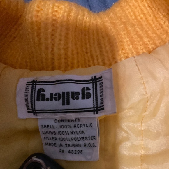 By GALLERY  Bright Yellow jkt size SMALL - Picture 3 of 12